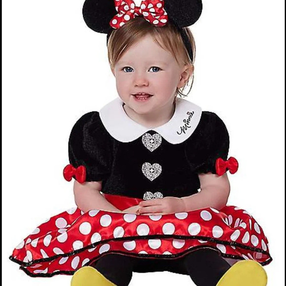 Spirit Halloween Baby Minnie Mouse Dress Costume Mickey & Friends in Size 6-12M - Picture 1 of 10